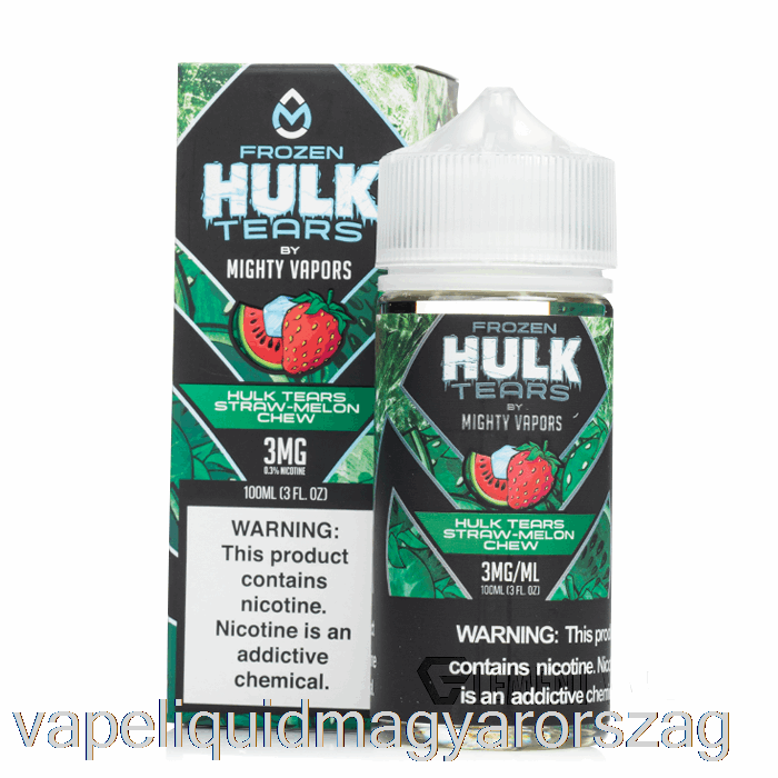 Fagyasztott Hulk Tears Szalma Dinnye Rágó - Hulk Könnyek - 100 Ml 3 Mg Vape Folyadék